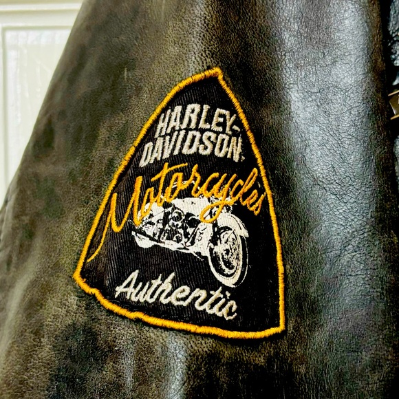 Woman’s Harley Davidson Distressed Leather Riding Jacket - Picture 5 of 10